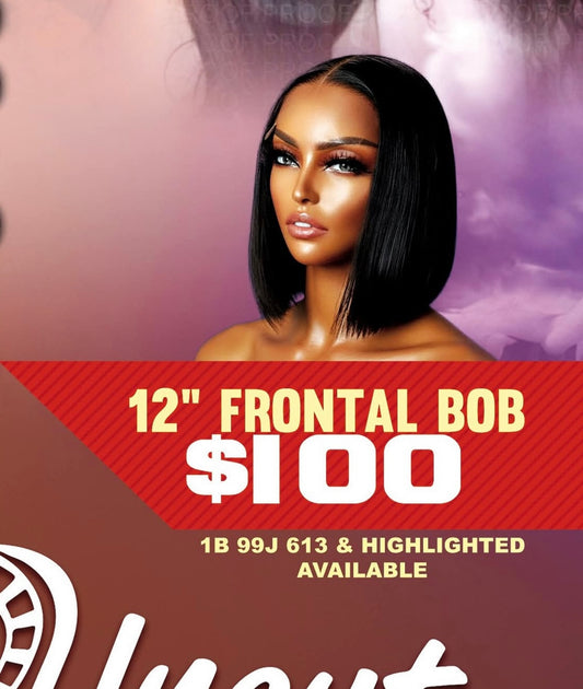 12” frontal bob sale!