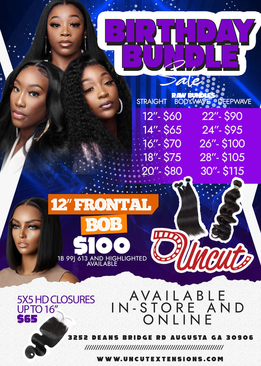 Raw Hair Three Bundle  deals